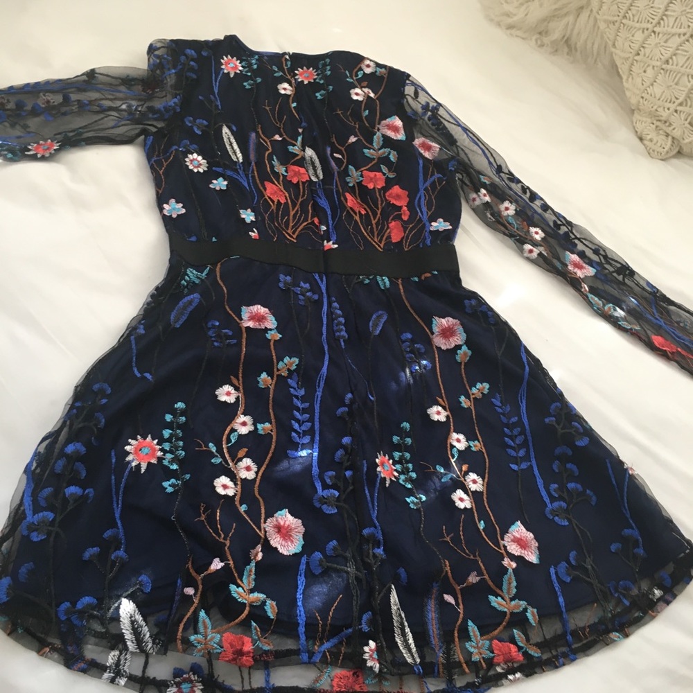 Blue/ Black party dress